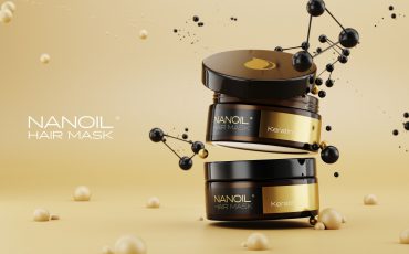 Nanoil máscaras com queratina