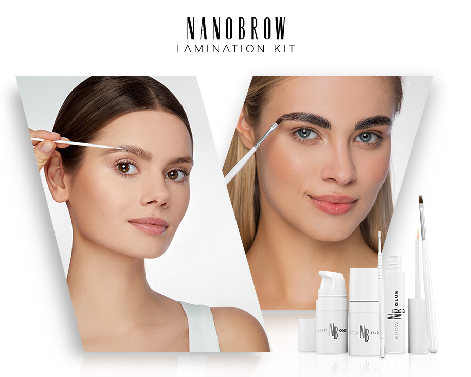 nanobrow Kit de laminação de sobrancelhas